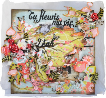 Page-album "Tu fleuris ma vie"