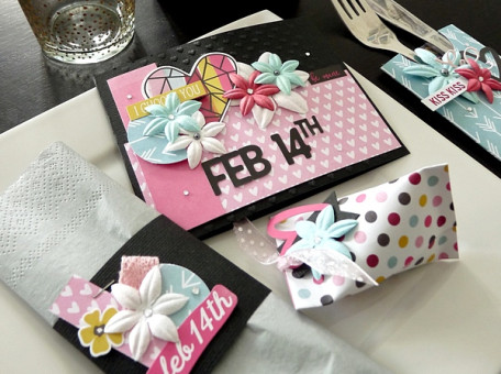 Snoopie : une table de St Valentin