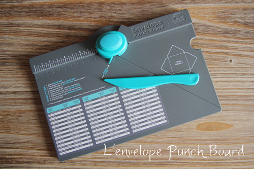 Outil pour créer des enveloppes Envelope Punch Board